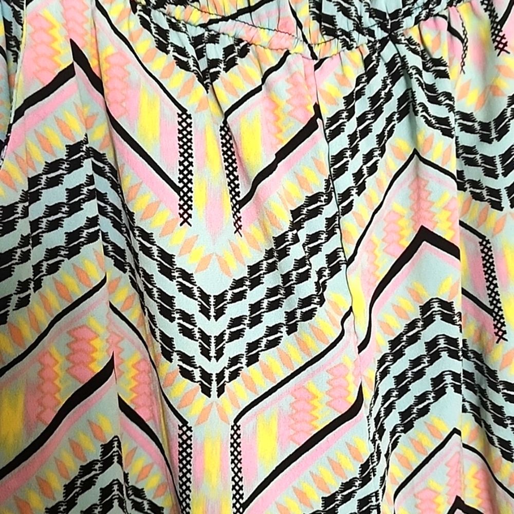 Dizzy Lissy Strapless Chevron Patterned Jumpsuit.… - image 6